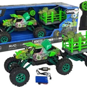 ماشین کنترلی آفرودی Crazon مدل Dinosaur Truck با مقیاس 1:14