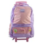 کوله پشتی چرخدار 40 سانتی Pause مدل بنفش و صورتی, image