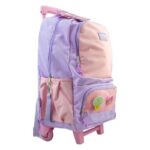 کوله پشتی چرخدار 40 سانتی Pause مدل بنفش و صورتی, image 2