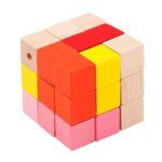 مکعب هوش چوبی پیکاردو (صورتی), تنوع: BZ-08-B-PD-Pink, image