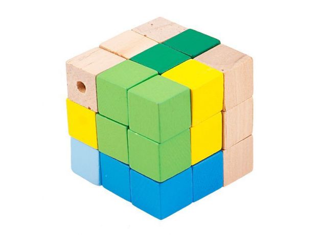 مکعب هوش چوبی پیکاردو (آبی), تنوع: BZ-08-B-PD-Blue, image