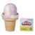 بستنی قیفی خمیری شاتوت وانیلی Play Doh, image