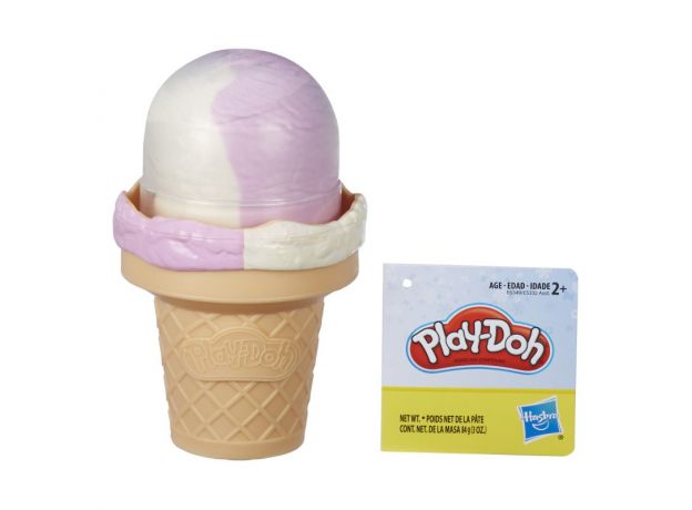 بستنی قیفی خمیری شاتوت وانیلی Play Doh, image