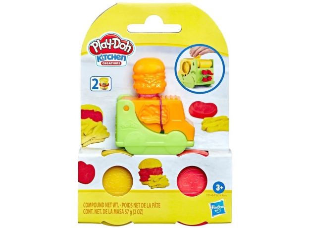 ست خمیربازی ماشین فست فود Play Doh با چرخ های سبز, تنوع: F3571-Green, image