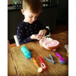 ست خمیربازی دندانپزشکی دکتر دریل مدل پر کردن دندان Play Doh, image 12