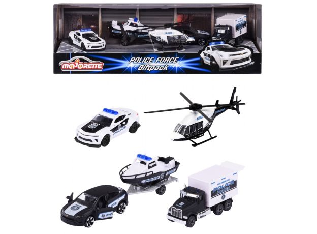 پک 5 تايی وسایل نقلیه پلیس Majorette, image