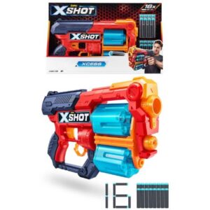 تفنگ 2 خشابه ایکس شات X-Shot مدلXcess قرمز, image