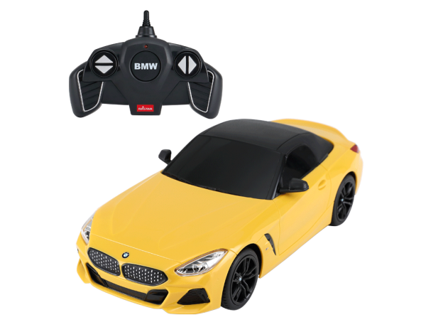 ماشین کنترلی BMW Z4 راستار با مقیاس 1:18 (زرد), image