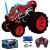 ماشین کنترلی 5 چرخ Shark Monster Truck طرح دایناسور قرمز Crazon با مقیاس 1:14, image