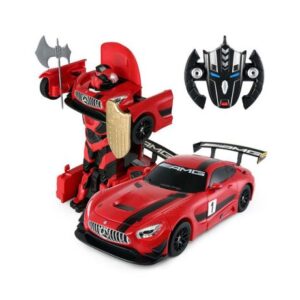 ماشین کنترلی تبدیل شونده مرسدس بنز AMG GT3 قرمز راستار با مقیاس 1:14