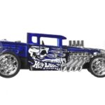 ماشین عقب کش Hot Wheels سری Pull-Back Speeders مدل Bone Shaker, تنوع: HPT04-Bone Shaker, image 3