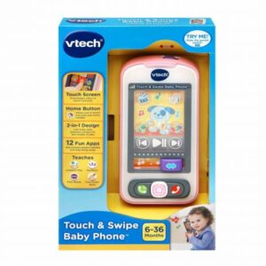 موبایل آموزشی Vtech مدل Touch and Swipe صورتی