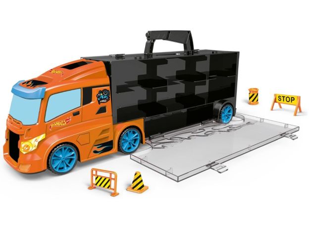 کامیون حمل کننده ماشین Hot Wheels مدل Transporter 40 به همراه 1 ماشین, image