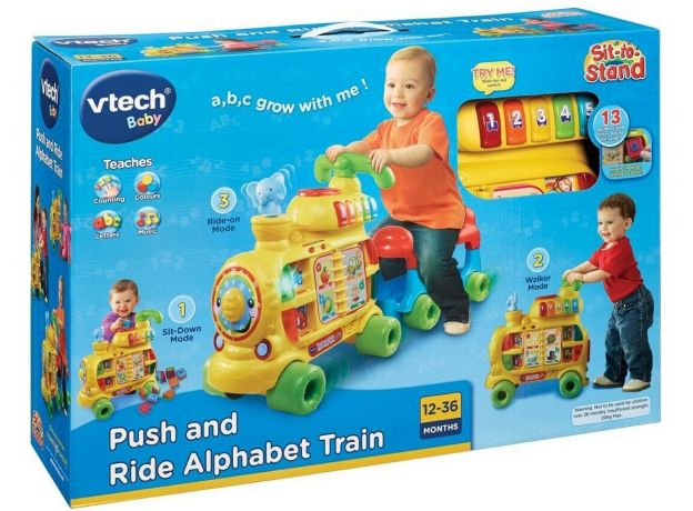 قطار سواری و آموزشی زرد Vtech, image