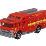 پک تریلر و ماشین آتشنشانی Match Box سری Hitch and Haul مدل Hazard Squad, تنوع: H1235-Hazard Squad, image 5