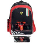 کوله پشتی Ferrari مدل Flag به همراه جامدادی, image