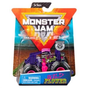 ماشین Monster Jam مدل Wild Flower با مقیاس 1:64 به همراه آدمک