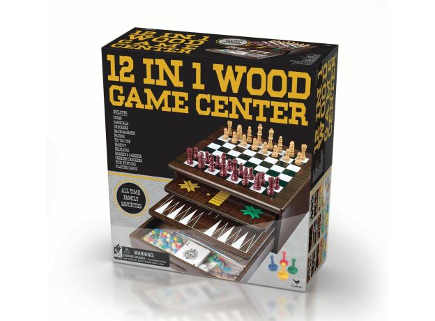 12 بازی گروهی در 1 ست چوبی Game Center, image