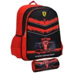 کوله پشتی Ferrari مدل Go Like The Wind به همراه جامدادی, image