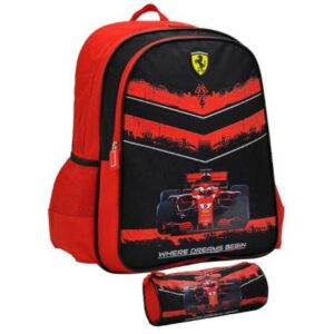 کوله پشتی Ferrari مدل Go Like The Wind به همراه جامدادی, image