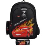 کوله پشتی ماشین ها Cars Think Fast به همراه جامدادی, image