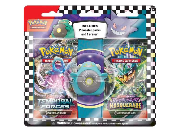 پک کارت بازی 20 تایی Pokemon سری Scarlet and Violet به همراه پاک کن Bellibolt, تنوع: PK290-85822-Bellibolt, image