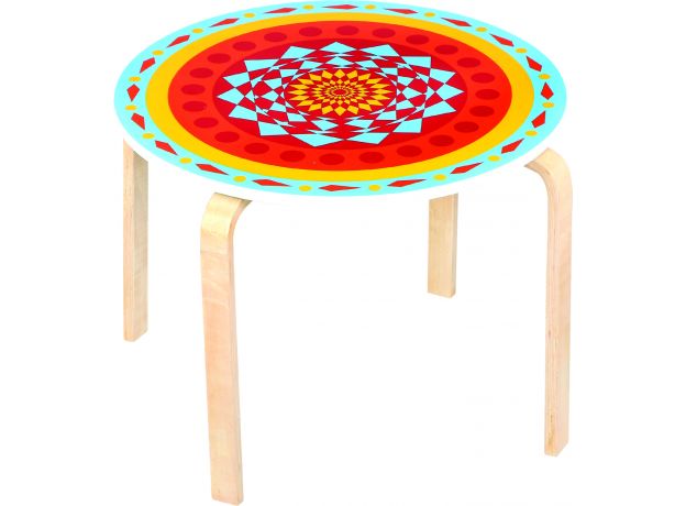 میز چوبی نارنجی پیکاردو, image