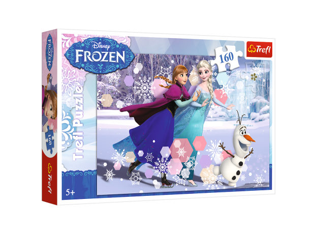 پازل 160 تکه ترفل مدل اسکیت بازی آنا و السا, image