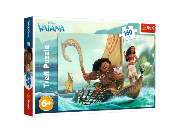 پازل 160 تکه ترفل مدل موآنا و موآوی در آغوش موج ها, image