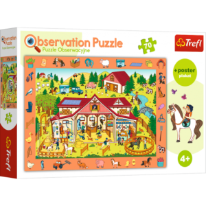 پازل 70 تکه ترفل مدل گردش در روستا سری Observation, image