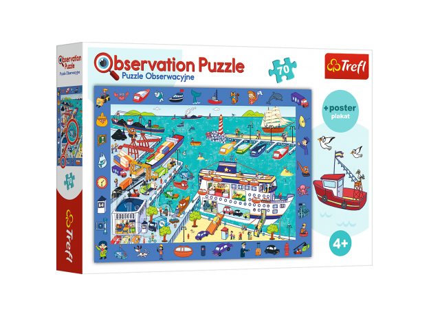 پازل 70 تکه ترفل مدل بندر سری Observation, image