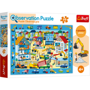پازل 70 تکه ترفل مدل عملیات ساخت و ساز سری Observation