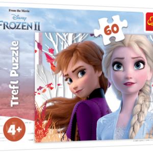 پازل 60 تکه ترفل مدل دنیای سحر آمیز آنا و السا, image