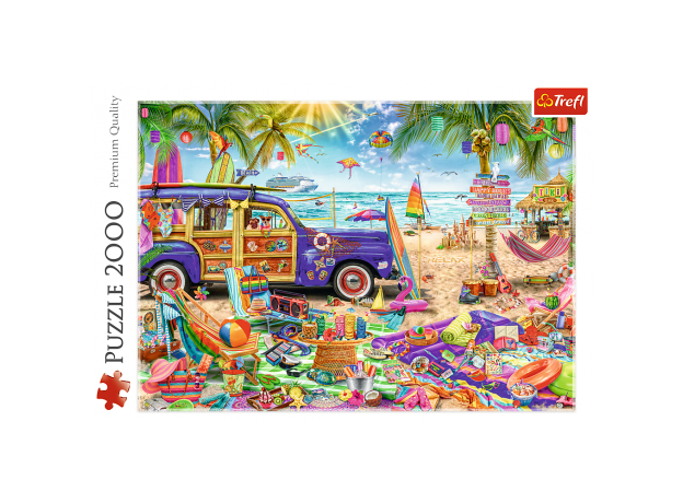 پازل 2000 تکه ترفل مدل تعطیلات در سواحل استوا, image