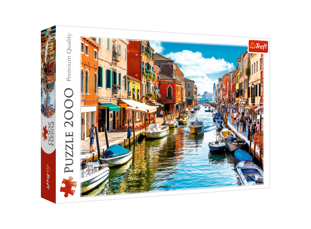 پازل 2000 تکه ترفل مدل جزیره مورانو در ونیز, image