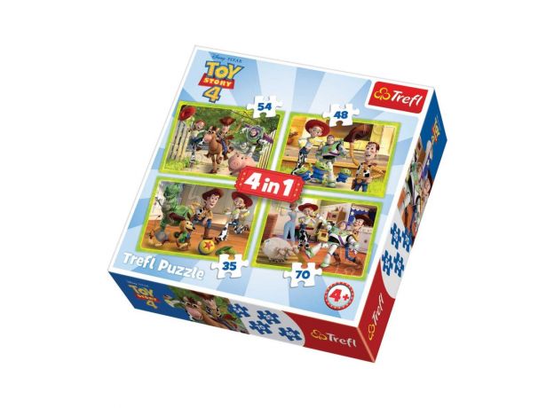 پازل 4 در 1 ترفل مدل انیمیشن داستان اسباب بازی, image