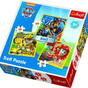 پازل 3 در 1 ترفل مدل قهرمانان پاپاترول, image