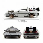 ماشین زمان فلزی Back to the Future 3 با مقیاس 1:24, image 2