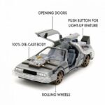 ماشین زمان فلزی Back to the Future 3 با مقیاس 1:24, image 5