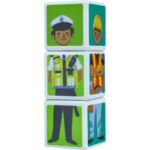 ست بازی مکعب جادویی 3 تایی مشاغل پلی مگنت, تنوع: 4003-PM-Magic Cube Jobs, image 3