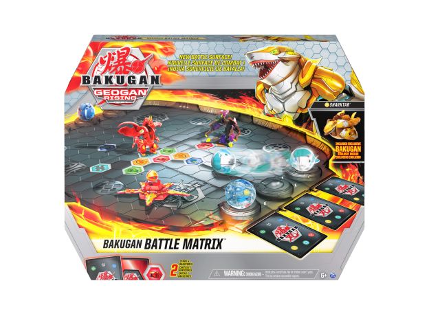 صفحه بازی Battle Matrix باکوگان Bakugan سری GeoGan Rising, image