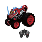 ماشین کنترلی 5 چرخ Shark Monster Truck طرح دایناسور قرمز Crazon با مقیاس 1:14, image 2