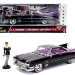 ماشین فلزی کادیلاک مدل 1959 Cadillac Coupe Deville و فیگور فلزی CatWoman با مقیاس 1:24, image