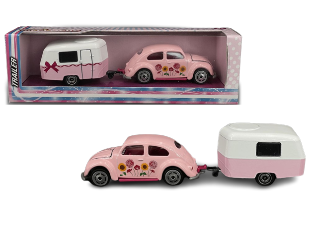 پک تکی ماشين های تريلر دخترانه Majorette مدل Volkswagen Beetle, تنوع: 212053184-Trailer Volkswagen Beetle, image