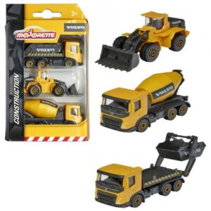 پک 3 تايی ماشين های عمرانی Majorette (لودر - میکسر - اسکیپ لودر), تنوع: 212057284-Volvo Construction 2, image