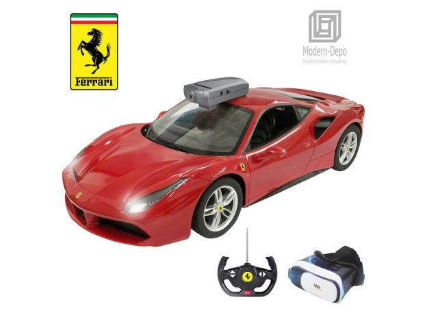 ماشین کنترلی فراری 488 Rastar به همراه عینک واقعیت مجازی با مقیاس 1:14, image