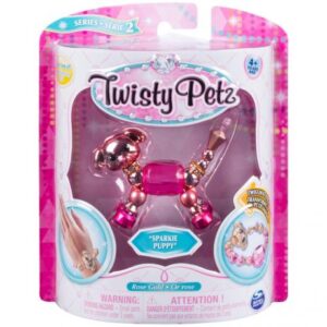 پک تکی دستبند درخشان Twisty Petz مدل Sparkle Puppy