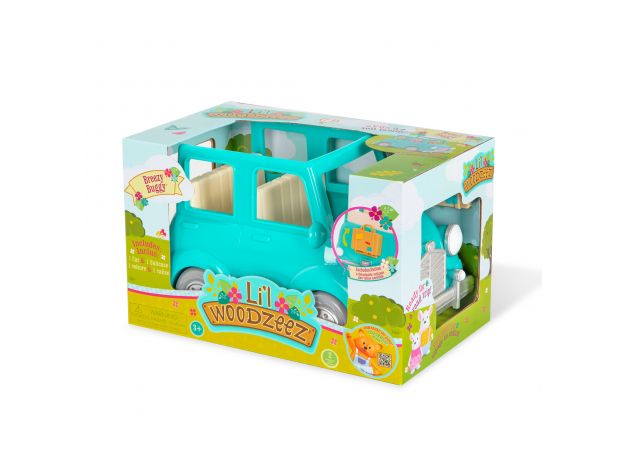 ماشین عروسک های خانواده Li'l Woodzeez مدل Breezy Buggy (آبی), image