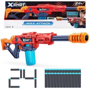 تفنگ ایکس شات X-Shot مدل Max Attack قرمز