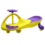 سهچرخه لوپ کار با چرخهای چراغ دار مدل زرد بنفش, image 6